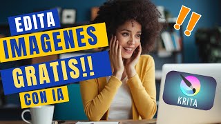 🎨✨ DESCUBRE cómo EDITAR y generar FOTOS con IA FACIL y GRATIS  Tutorial KRITA 📸🤖 [upl. by Lahsiv33]