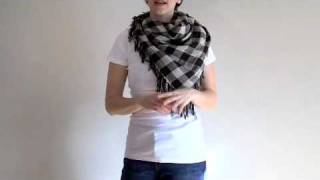 Kerchief Scarf Tutorial [upl. by Oiril]