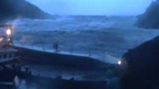 Polperro High Tide and Storm [upl. by Nuahc]