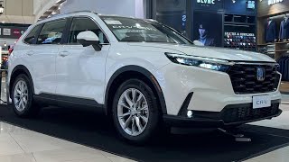 All New 2024 Honda CRV  White Color  Exterior and Interior Walkround [upl. by Weylin]