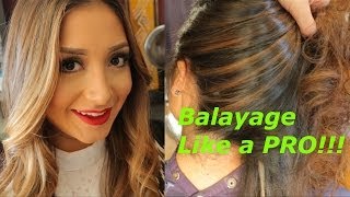 How to Balayage like a pro step by step [upl. by Elamaj]