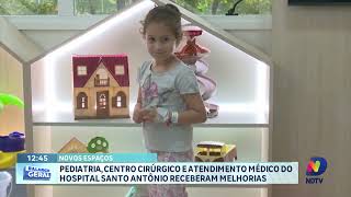 Pediatria centro cirúrgico e atendimento médico do Hospital Santo Antônio receberam melhorias [upl. by Atirma983]