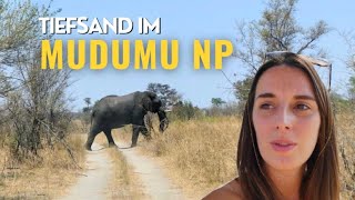 Festgefahren 😰 Tiefsand amp viele Elefanten im Mudumu Nationalpark  amp Livingstones Camp  Namibia [upl. by Lesh]