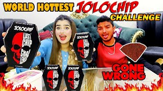 WORLDS HOTTEST JOLO CHIP EATING CHALLENGE😱 We Were About To Die 😰 AREESHAY amp ALI RIAZ [upl. by Stavro]