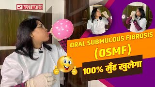 Best Exercise in Oral submucous fibrosis OSMF 100 मुँह खुलेगा [upl. by Nodnarbal]