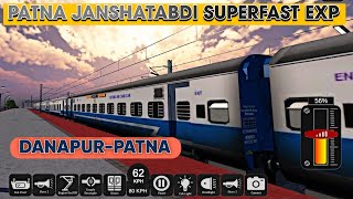 PATNA JANSHATABDI SUPERFAST EXP 》 DANAPUR  PATNA  INDIAN TRAIN GAME DOWNLOAD [upl. by Lennor]