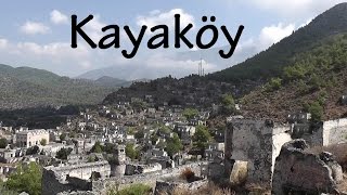 TURKEY Kayaköy ghost town near Ölüdeniz and Fethiye [upl. by Bennir]