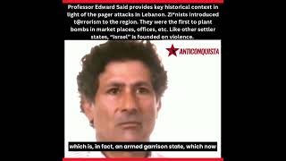 Edward Said on the origin of trrorism in the Middle East politics news lebanon breakingnews [upl. by Bornie]