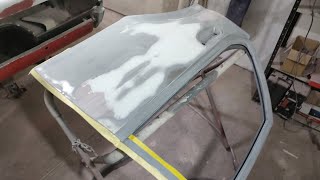 Applying Body Filler amp Spraying Primer [upl. by Aicinad]