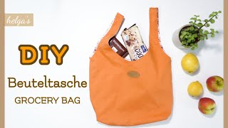 DIY Tasche nähen Einkaufstasche selber nähen [upl. by Eliza]