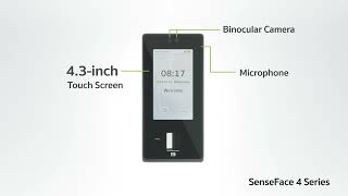 SenseFace 4 Series  SIPReady MultiBiometric Access Control Terminal with Video Intercom [upl. by Arratoon744]