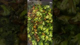 Teriyaki mushrooms and broccoli foodie eatlunch food [upl. by Aerona380]