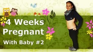 4 Weeks Pregnant With Baby 2 [upl. by Ellecrag]