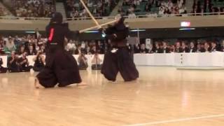 SlowMotion  TAKENOUCHIs D vs HATAKENAKA  62nd All Japan KENDO Championship Semi Final 61 [upl. by Lengel]