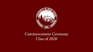 Class of 2020 Commencement Ceremony [upl. by Eisoj]