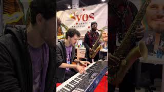 Tivon Pennicott and Steve Brickman showcase at NAMM 2024 [upl. by Hiltner536]