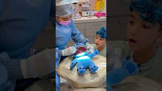 STITCH FOI BARRADO PELA DENTISTA [upl. by Ahsiki]