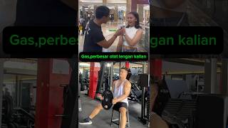 Gas latih otot tangan kalian fitness gym workout viralvideo [upl. by Falconer536]