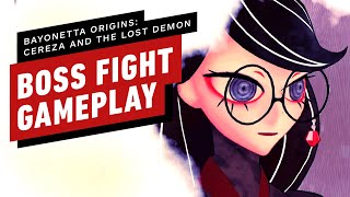 Bayonetta Origins Cereza and the Lost Demon  Full Boss Fight Gameplay [upl. by Durwood623]