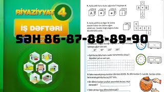 4CÜ SİNİF RİYAZİYYAT İŞ DƏFTƏRİ 8687888990 1Cİ HİSSƏ [upl. by Janenna]