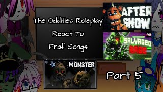 Minecraft FNAF React To Funtime Freddy  Minecraft FNAF  The Oddities Roleplay  Major Angst D [upl. by Anem]