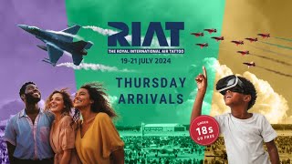 RIAT 2024 Day 2 Thursday Arrivals LIVE [upl. by Dressel]