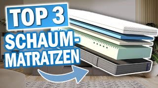 SCHAUMSTOFF MATRATZEN Test amp Vergleich  Die 3 Besten Modelle 2024 [upl. by Ludewig]