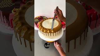 tutorial para decorar torta con dulce de leche y chocolate [upl. by O'Doneven231]