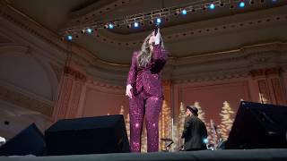 Idina Menzel  quotSeasons of Lovequot Live at Carnegie Hall Dec 11 2019 [upl. by Chere299]