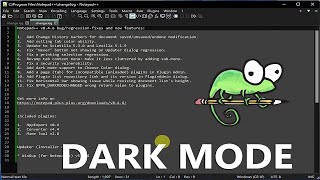 Notepad  How To Enable Dark Mode [upl. by Noira]