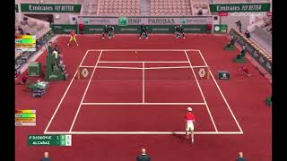 Tennis Elbow 4 Djokovic vs Alcaraz  Olympics Games 2024 Final Gold Medal Match [upl. by Ahsratan]