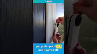 How do you dismount your Google Nest Doorbell to charge nest google doorbell [upl. by Pfeffer]