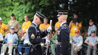 Guard Commander Inspection  Arlington National Cemetery [upl. by Kilian494]