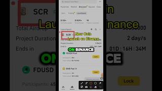 SCR Coin Launch on Binance Launchpool Earn SCR with Binance Farming [upl. by Hepsoj940]