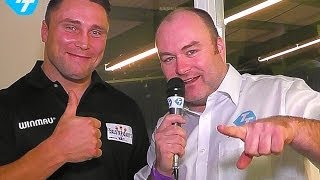 Darts GERWYN PRICE RUGBY amp DART PLAYER WINS HIS PDC Q SCHOOL CARD [upl. by Leirad]