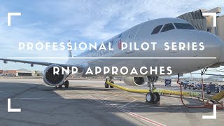 IFR RNP Approach into Fresno  Professional Pilot Series  Toliss A321 NEO [upl. by Eizzil]