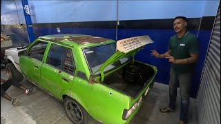 KE70 Review Toyota 7K Engine Powered Drift Build [upl. by Domeniga606]