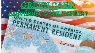 GREEN CARD BAŞVURUSU NASIL YAPILIR  20252026 [upl. by Dumas610]