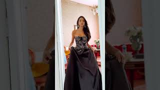 Jovani Strapless black prom 2024 [upl. by Enatan248]