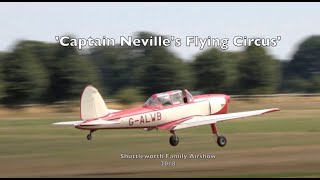 Captain Nevilles Flying Circus  Shuttleworth Family Airshow 2018 [upl. by Cedric]