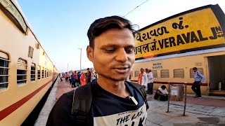 Saurashtra Janta Express  Mumbai to Veraval  Play The Moment [upl. by Nnaarual302]