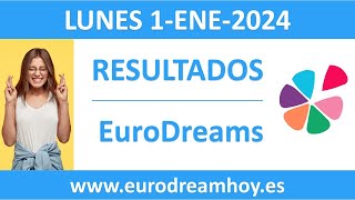 Resultado del sorteo EuroDreams del lunes 1 de enero de 2024 [upl. by Ori452]