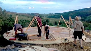 Hemp Geodesic Dome Building Workshop  Masonville CO  June 4 5 2016 [upl. by Irpak]