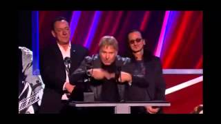 Alex Lifeson RUSH Rock amp Roll Hall of Fame Acceptance Speech [upl. by Jamel]