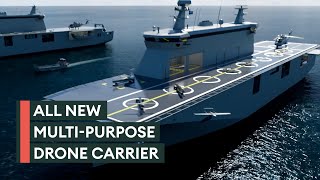 New drone carrier to bring the power of UAVs to the oceans [upl. by Coulter]