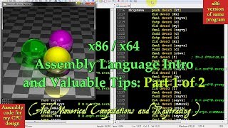 x86x64 Assembly Language Intro and Valuable Tips pt 12 [upl. by Illona429]