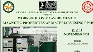 Workshops on measurement of magnetic properties of materials using PPMS RoyalDiary phd [upl. by Eckblad1]