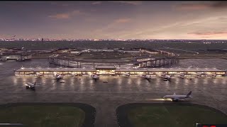 Inicia construcción de la Terminal F en el aeropuerto DFW  Telemundo 39 [upl. by Saiasi441]