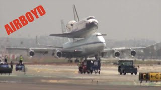 Space Shuttle Endeavour At LAX Compilation [upl. by Block]