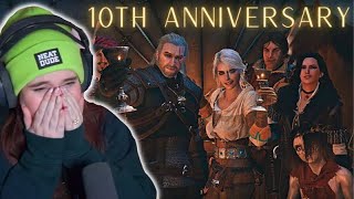 WITCHER 3 10th Anniversary Reaction ❤ [upl. by Hnad21]